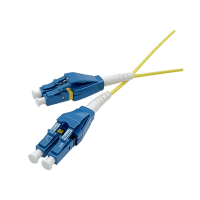 Ftth Lc / Upc Uniboot 2.0mm jednomodowy kabel światłowodowy Duplex Lszh 3m