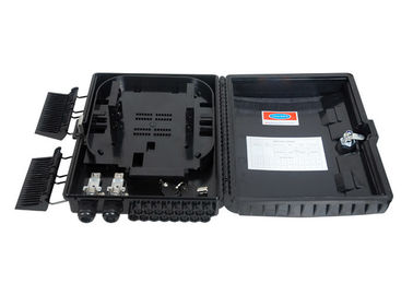 16-rdzeniowa zewnętrzna szafa rozdzielcza światłowodów Czarny PC ABS Łączenie światłowodów PE 1 * 16