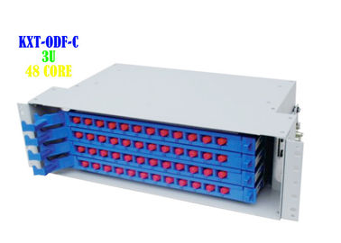 Szafka 48-portowy panel krosowy Ethernet Rj45 do Rj45 Stalowa płyta walcowana na zimno