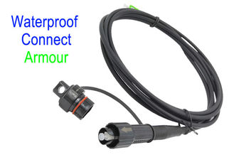 Wodoodporny optyczny kabel krosowy SC / APC LC do SC jednomodowy LSZH G657A2 HUAWEI Armor IP68