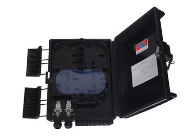 16-rdzeniowa zewnętrzna szafa rozdzielcza światłowodów Czarny PC ABS Łączenie światłowodów PE 1 * 16